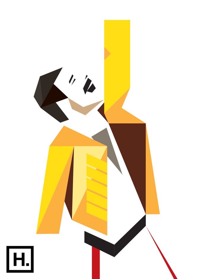 670x940 Freddie Mercury Clipart