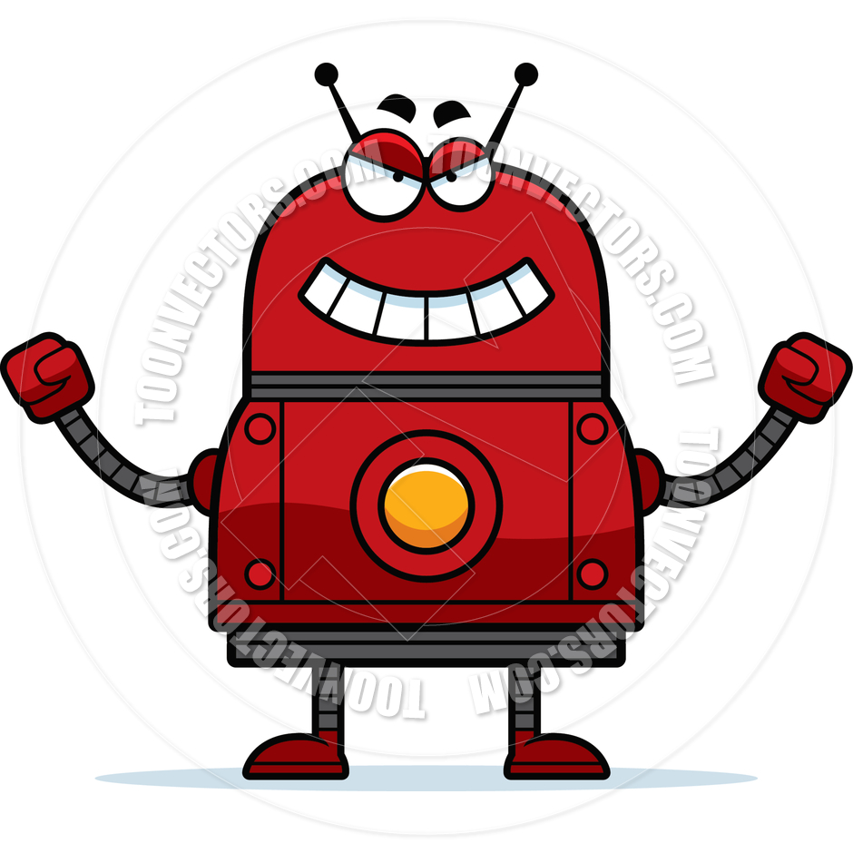 940x940 Robot Clipart Red