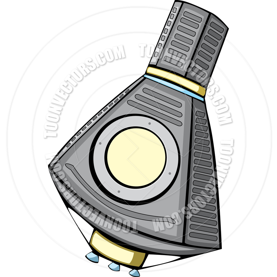 940x940 Mercury Space Capsule By Xochicalco Toon Vectors Eps