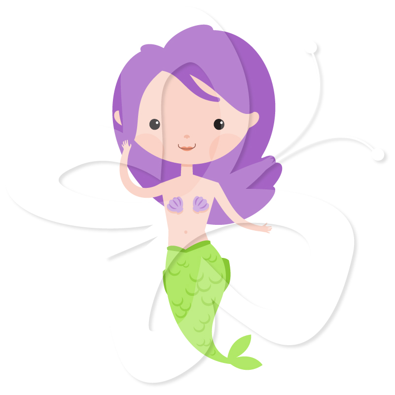 801x801 Mermaid Clipart