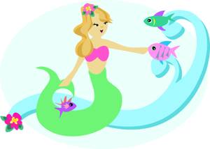 300x214 Clip Art Image A Mermaid With Clipart Panda