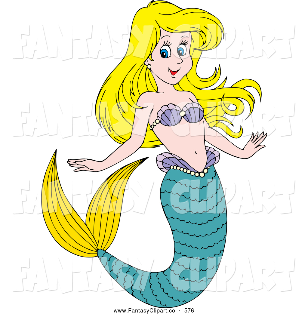 1024x1044 Mermaid Shells Clipart