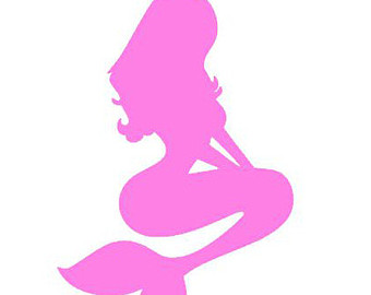 340x270 Mermaid Silhouette Clipart