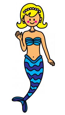 215x382 Drawn Mermaid Rock Drawing