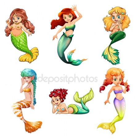 438x450 Mermaid Stock Vectors, Royalty Free Mermaid Illustrations