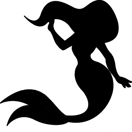 Mermaid Outline | Free download on ClipArtMag