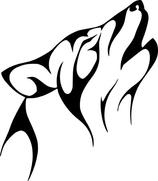 522x599 31 Best Wolf Tattoo Outline Images Design Tattoos