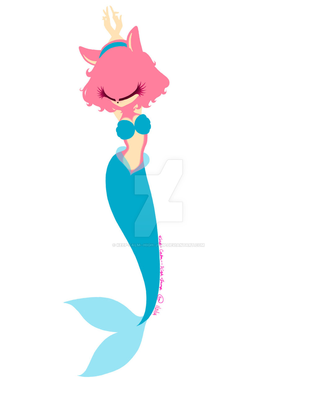 1024x1279 Mermaid Amy Rose Outline Colored By Keep Calm High Jump