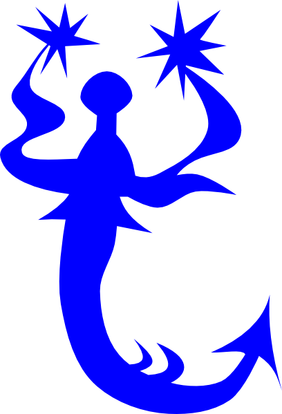 408x599 Mermaid Silhouette Clip Art