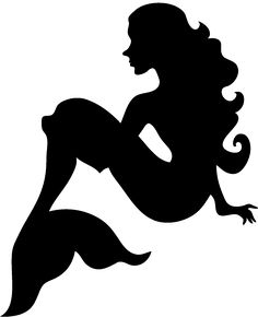 Mermaid Silhouette Clipart | Free download on ClipArtMag