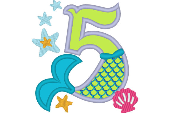 570x383 Mermaid Tail Birthday Number Mermaid Numbers Birthday Outfit