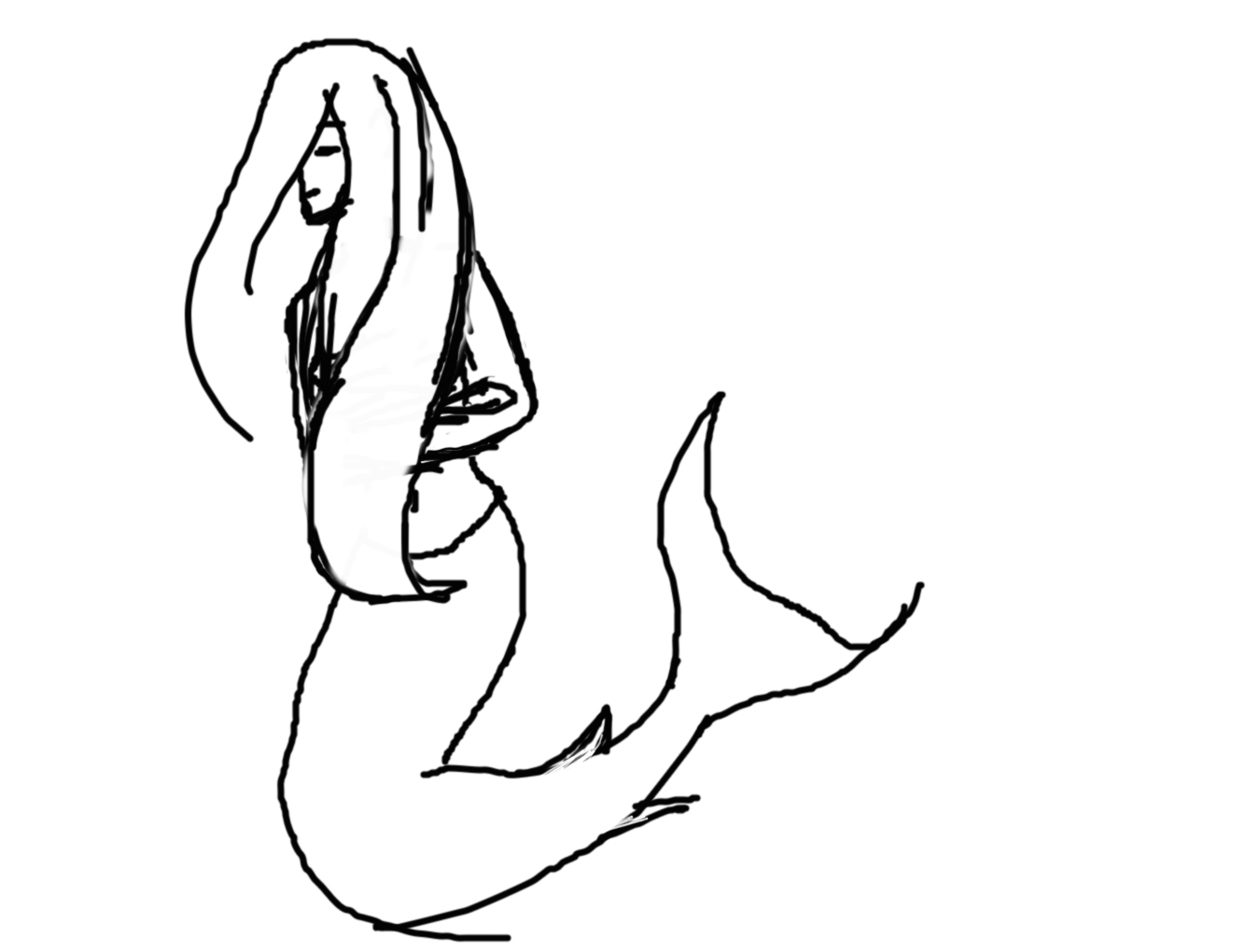 1350x1020 Forum Draw A Mermaid With A Shark Tail