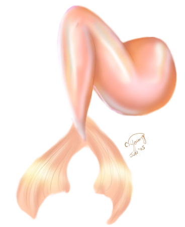 368x452 Mermaid Tail By Chesney