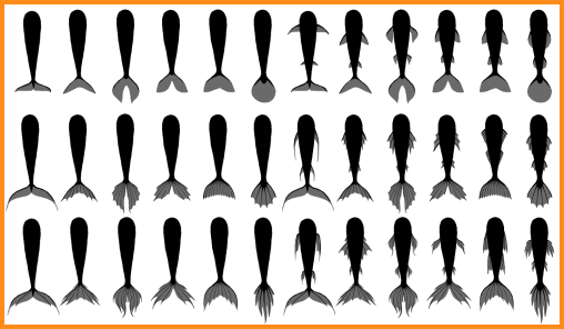 508x296 Mermaid Tail Drawing Mac Resume Template