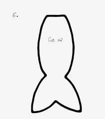 211x238 Free Mermaid Tail Template