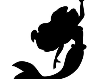 340x270 Mermaid Stencil Etsy