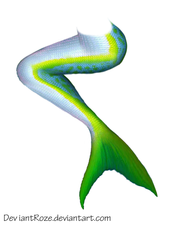 600x786 Mermaid Tail 01 (Yellowtail) By