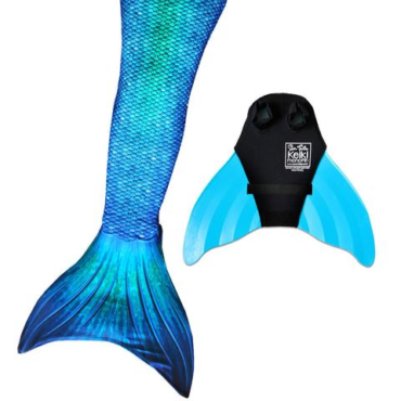 370x370 Blue Lagoon Mermaid Tail + Monofin Set