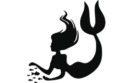270x170 Mermaid Silhouette Sea Png Image Pictures