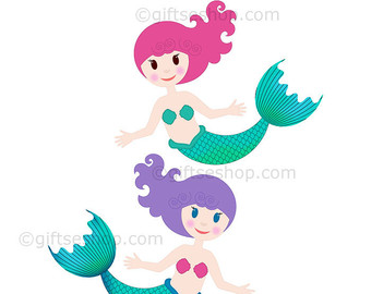 340x270 Mermaid Graphic Etsy