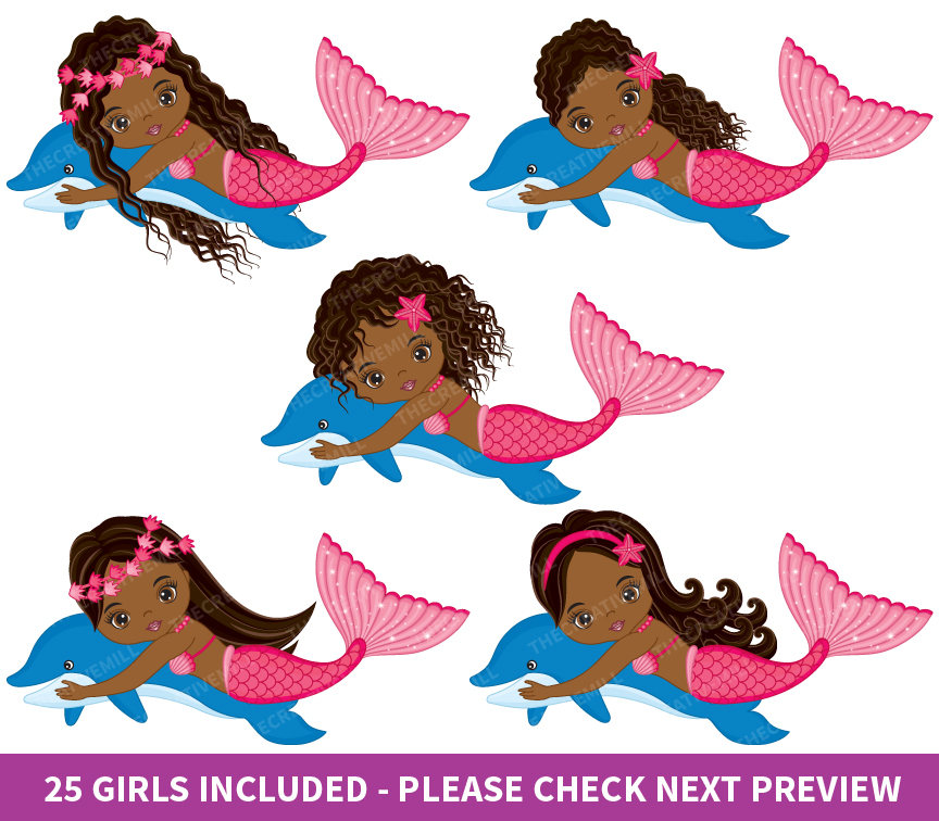 864x756 Mermaids Clipart
