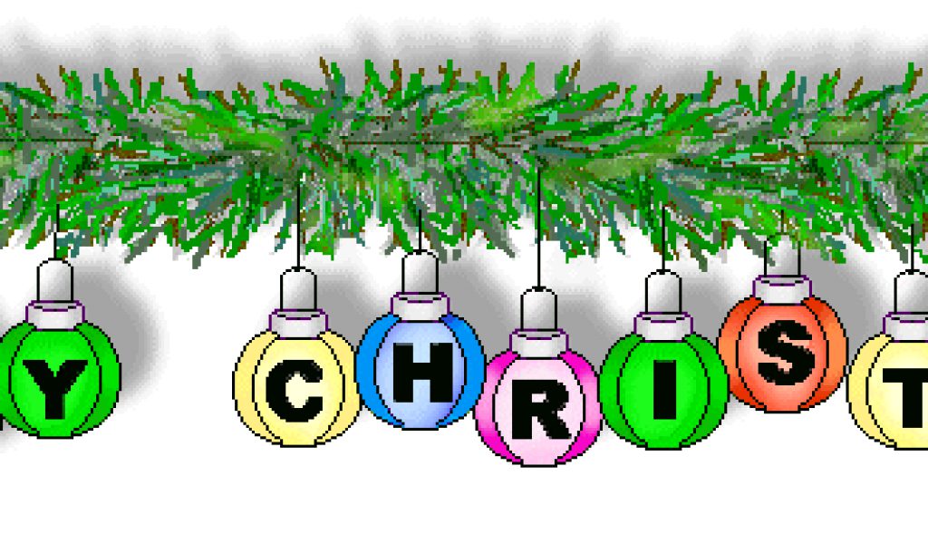 1024x600 Merry Christmas Clipart Free