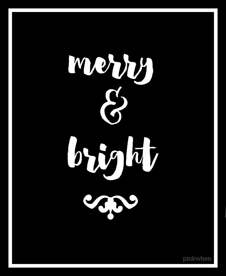 750x918 Black And White Merry Christmas Printable Merry Christmas