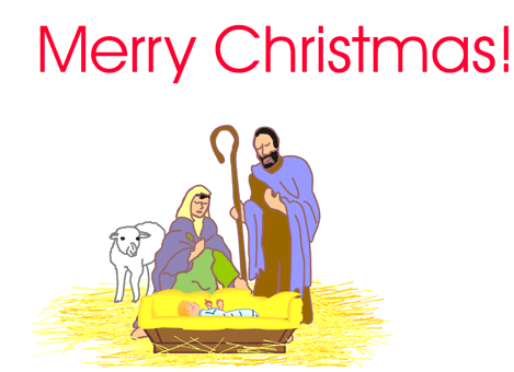 469x340 Merry Christmas Religious Clip Art