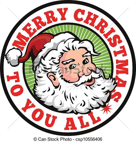 450x470 Merry Christmas Santa Clipart