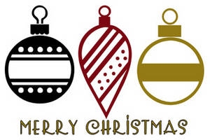 300x200 Christmas Ornament Clipart Black And White Fun For Christmas