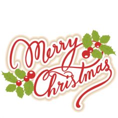 236x236 A Holly Jolly Christmas Title Svg Scrapbook Clip Art Christmas Cut