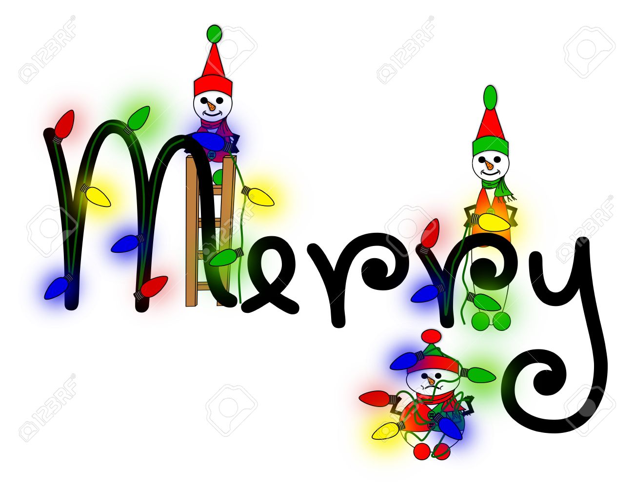 1300x1004 Christmas Lights Clipart Word