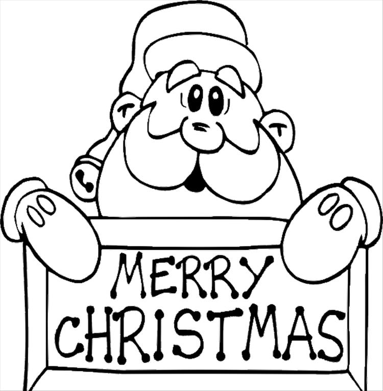750x766 Merry Christmas Coloring Pages Printable Ir4