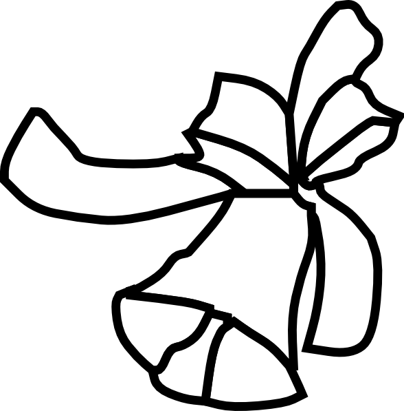 588x597 Christmas Bells Clipart