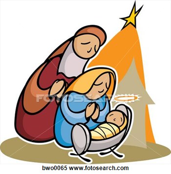 350x355 Merry Christmas Nativity Clipart Clipart Panda