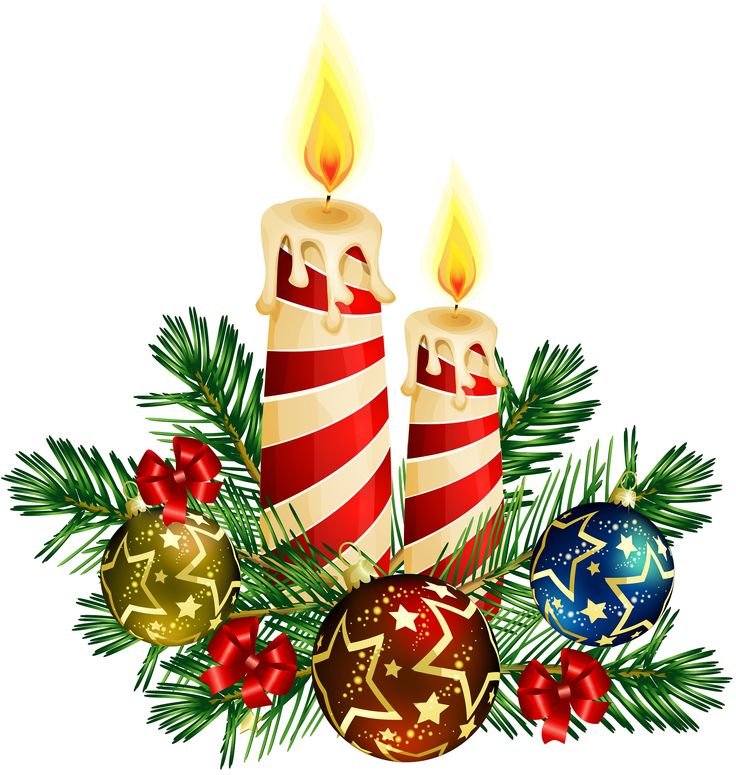 736x775 Merry Christmas Clipart Candle