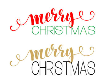 340x270 Merry Christmas Text Etsy