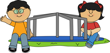 450x220 Children On A Merry Go Round Clip Art