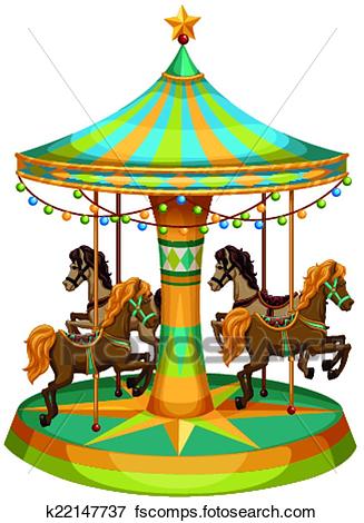 Merry Go Round Clipart | Free download on ClipArtMag