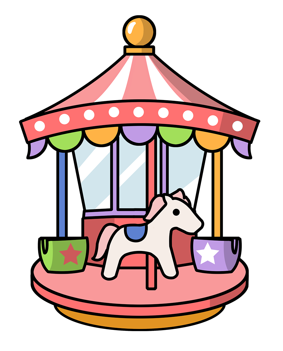 968x1200 Carousel Clip Art