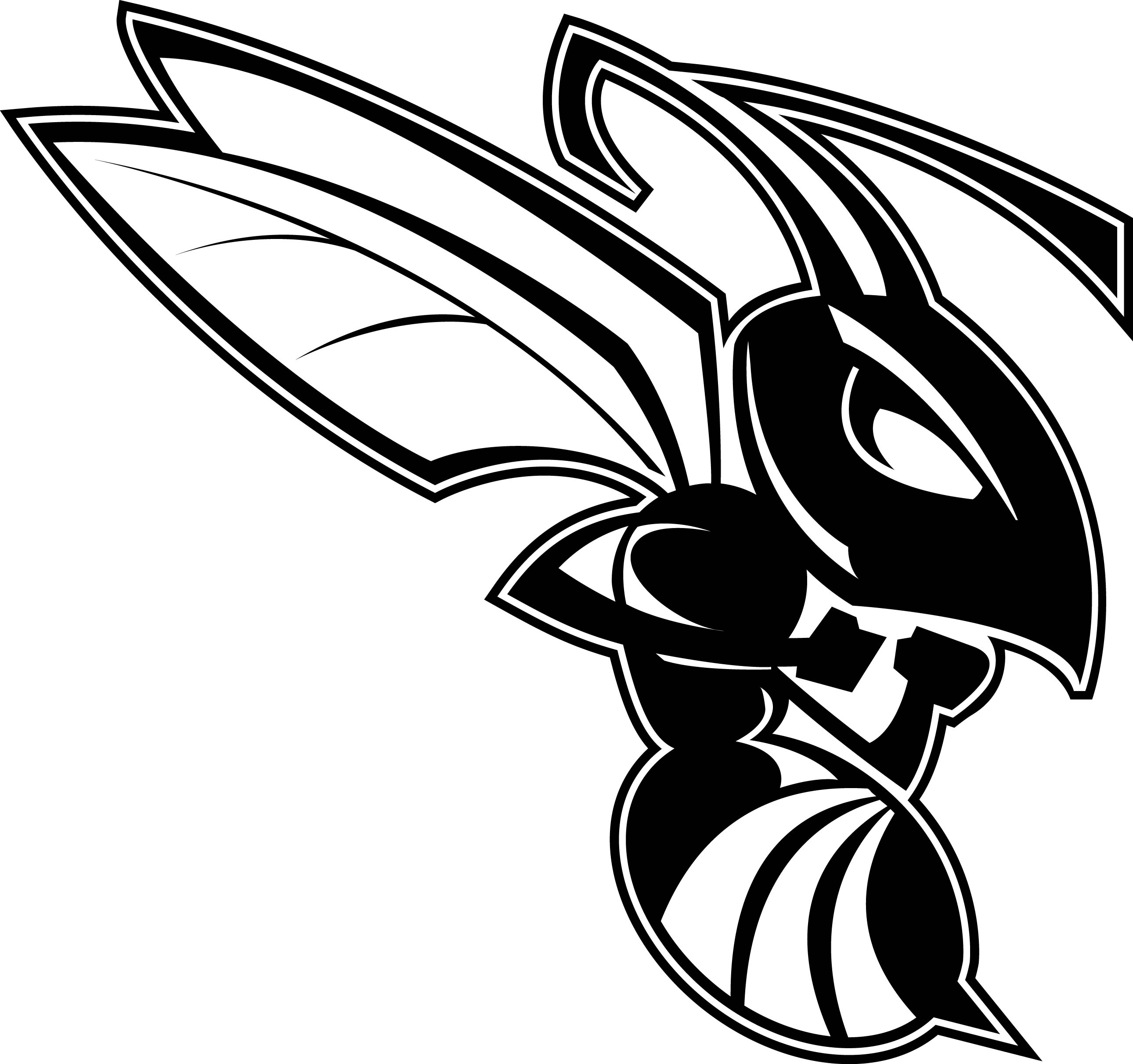 2580x2422 Hornet Clipart Black And White