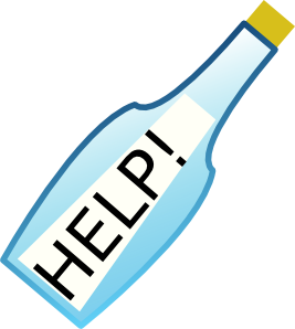 267x298 Message In A Bottle Clip Art