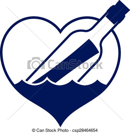 450x461 Message In A Bottle Clip Art Cliparts
