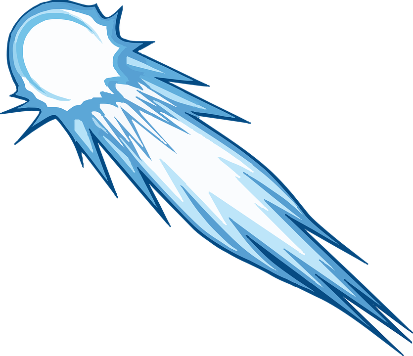 835x720 Meteor Clipart Comet Tail