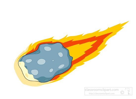 550x400 Asteroid Clipart
