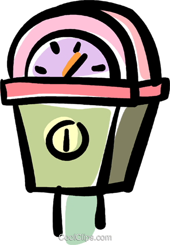 333x480 Parking Meter Royalty Free Vector Clip Art Illustration Vc040102
