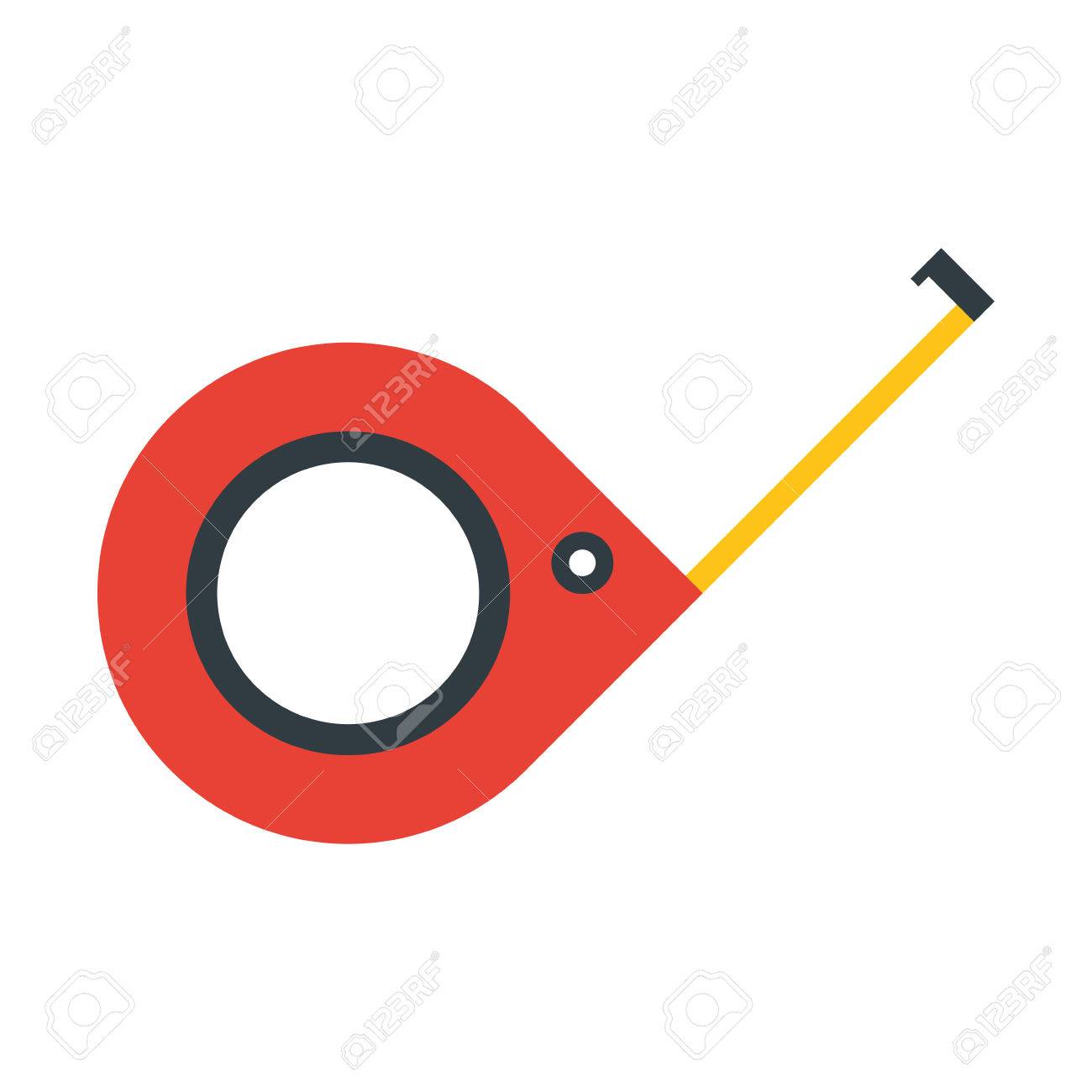 1300x1300 Meter Tool Construction Repair Icon. Flat And Isolated Design