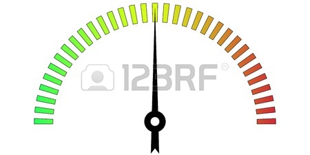 450x225 Template Meter Color Scale, Measuring Temperature