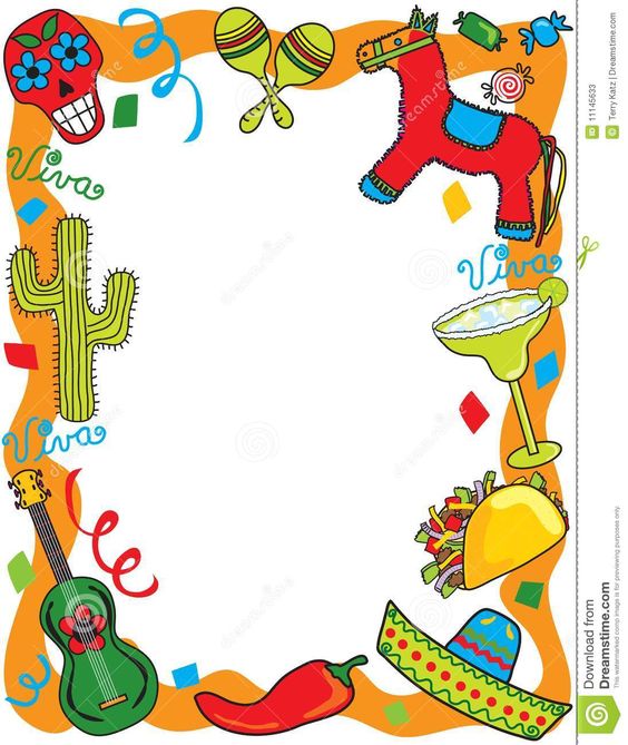 564x669 Image Detail For Clip Art Mexican Fiesta Individually Grouped