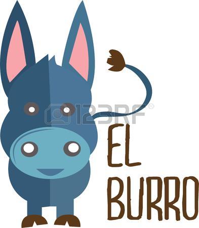 393x450 This Mexican Burro Is Ready For A Ride Royalty Free Cliparts